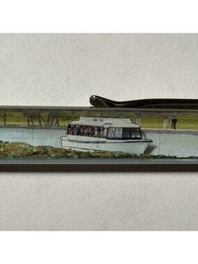 The Woodlands Texas Floaty Pen Boat Moves Advertising Collectible Promo Novelty